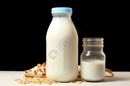 婴儿食品牛奶高清图片