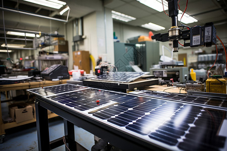 工厂太阳能板高清图片
