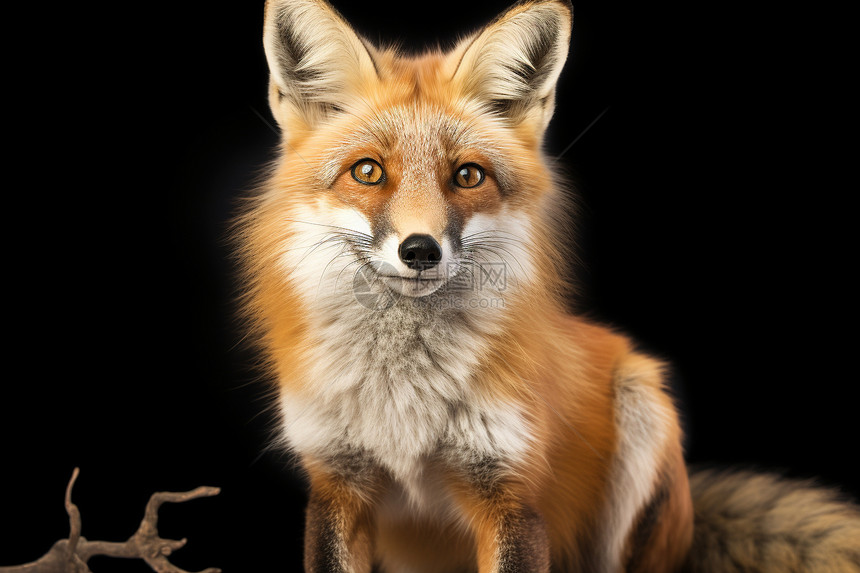 毛茸茸的红狐狸图片
