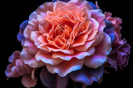 千姿百态的粉色玫瑰背景图片