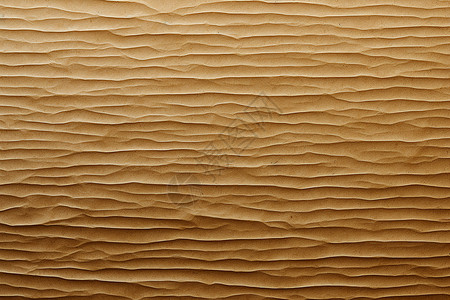 沙滩纹路黄色的瓦楞纸板背景