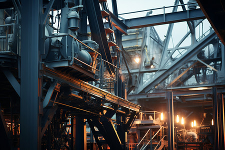 工业冶炼工厂图片
