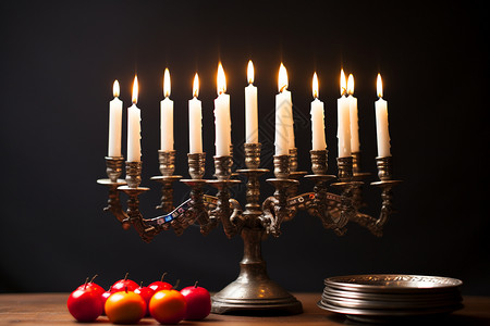 宗教节日节日庆典蜡烛背景