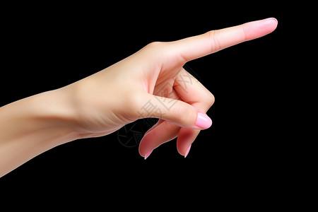 手势指向素材一只手指向前方背景