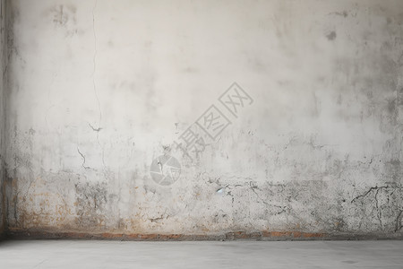 磷石膏霉变的白墙背景