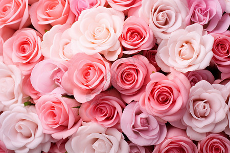 美丽的玫瑰花海图片