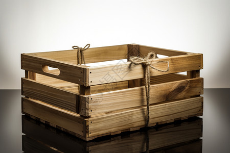 木制包装盒木头箱子高清图片