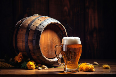 啤酒文化节背景图片
