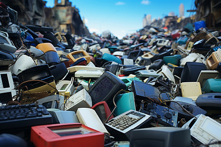 废弃塑料废弃电子产品背景背景