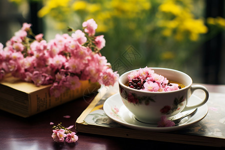 馨香的花茶图片