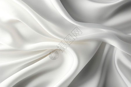 飘逸的白色丝绸高清图片
