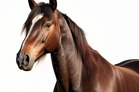 棕色的马匹背景图片