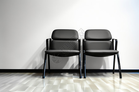 简洁现代的两把椅子图片