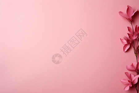 淡粉色花朵墙纸粉色的背景设计图片