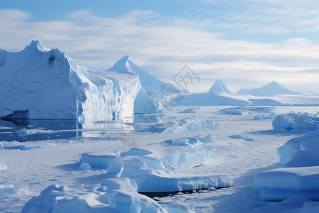 美丽的冰川世界图片
