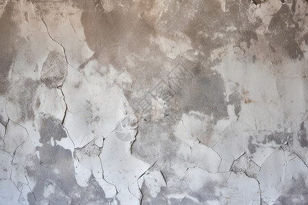 破旧裂缝的建筑墙壁背景图片