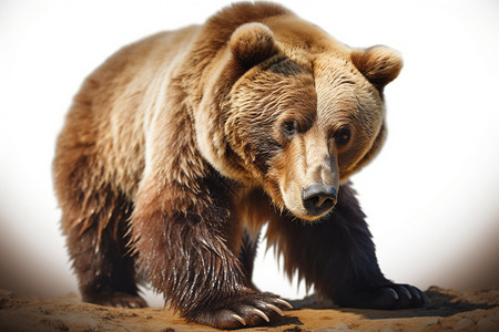野生的棕熊动物图片