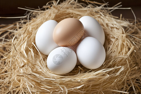 健康饮食的鸡蛋背景图片