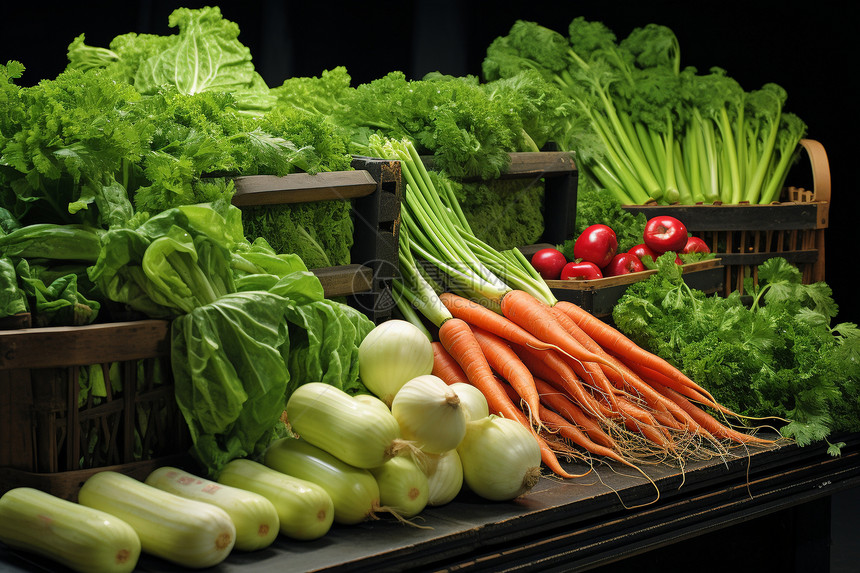 营养有机的绿植蔬菜图片