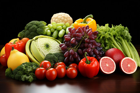 营养健康的食物图片