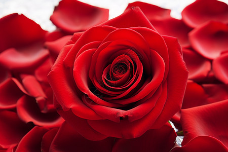 红色的玫瑰花背景图片