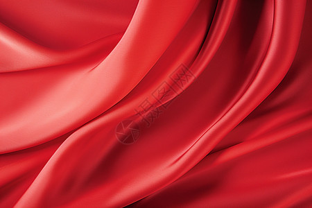 简约的红色丝绸图片