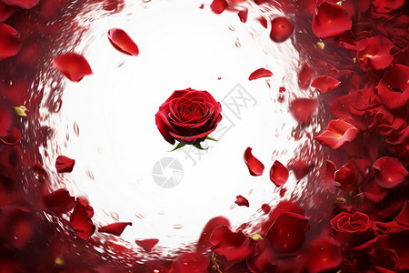 简约的玫瑰花背景图片
