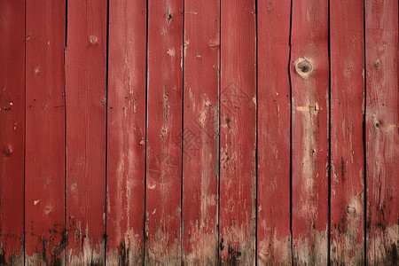简约的红色木板建筑图片