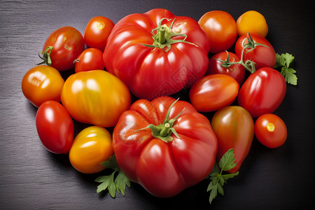 丰收的蔬菜西红柿图片