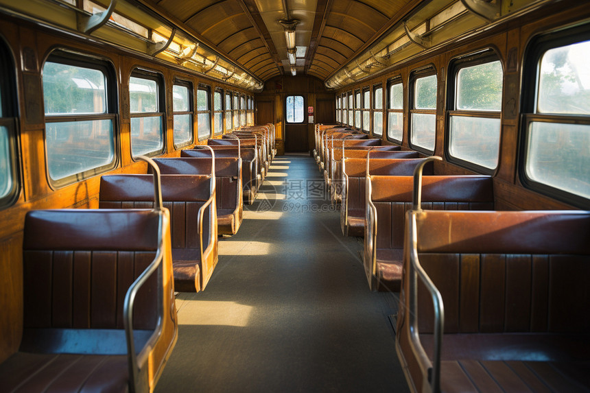 客车内的乘客椅子图片