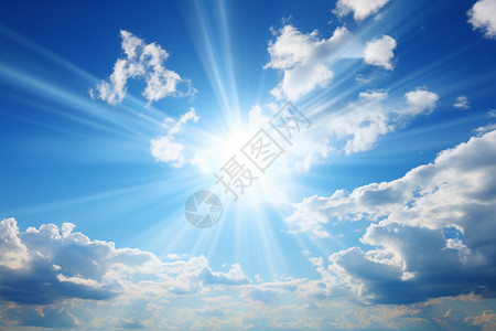 雷东多海滩照耀的云层设计图片