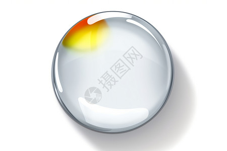 半透明的立体圆形按钮背景图片