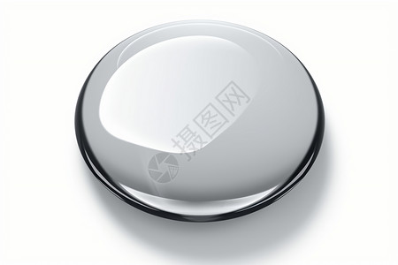 立体的金属圆形按钮背景图片