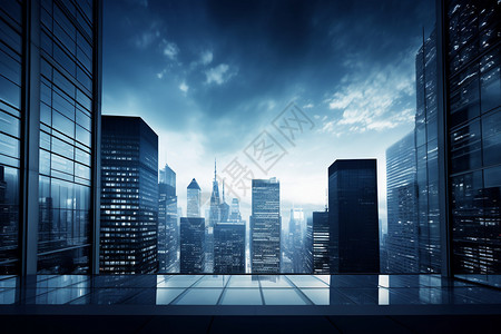 城市科幻的高楼建筑图片
