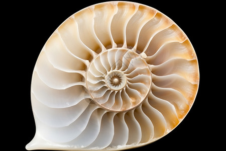 海螺的内部结构背景图片