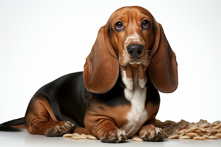 大耳朵的动物小狗背景图片