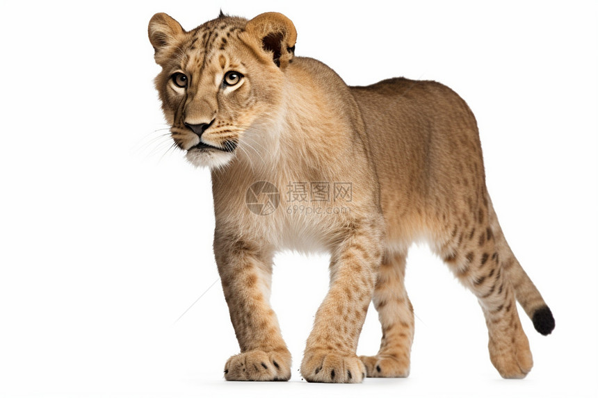 站立的动物豹子图片