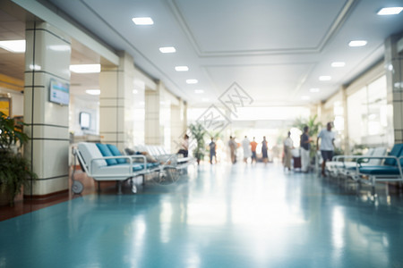 医院内的座椅和患者背景图片