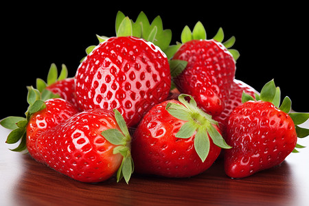 健康新鲜的草莓图片