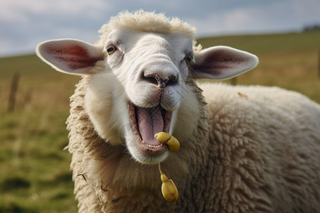农业的动物绵羊图片