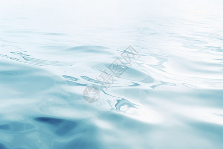 蓝色水波纹祥云美丽的湖水波纹背景