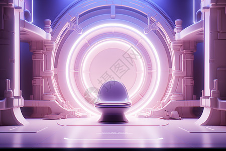 紫色光环科技的光环设计设计图片