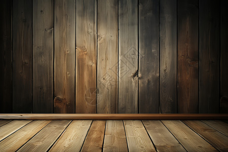 木头地板室内的复古木板设计图片