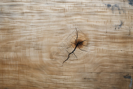 木质板材中的裂缝背景图片