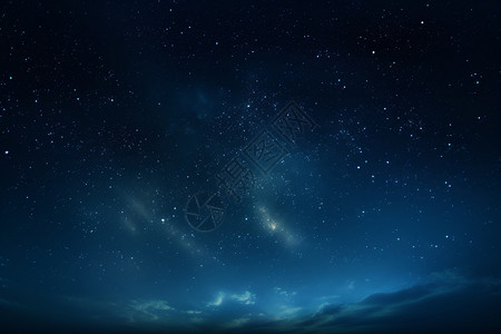 深邃宇宙星星缀满夜晚的天空背景