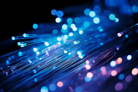 电信电缆网络通信中的光纤传输技术设计图片