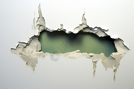 墙面损坏自毁艺术中的破坏之墙设计图片