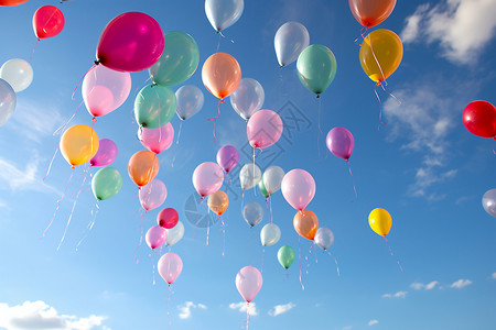 天空中的气球高清图片