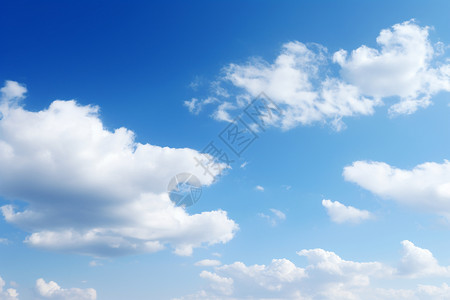 天上的云朵背景图片