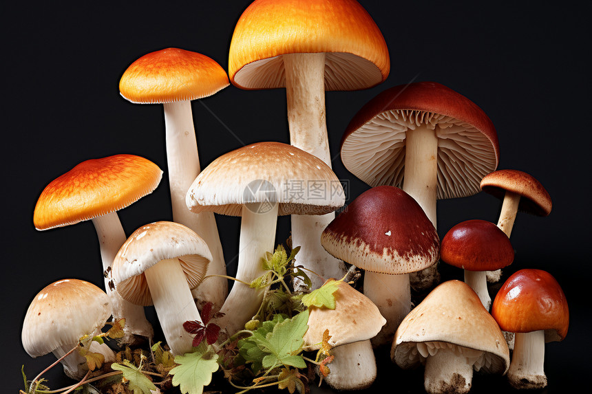 天然的蘑菇图片